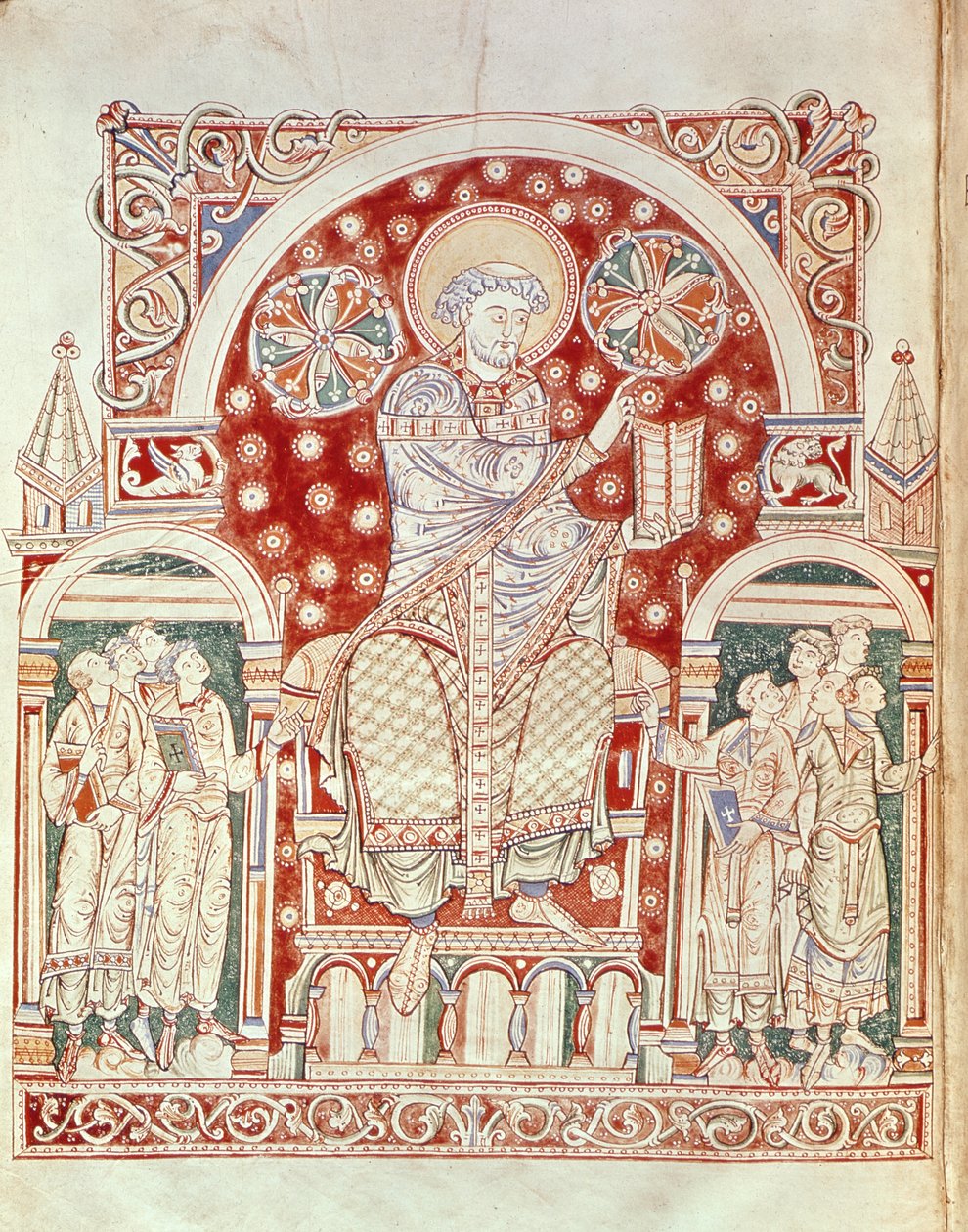 Ms. Plut.12.17 f.3v St. Augustine, De Civitate Dei