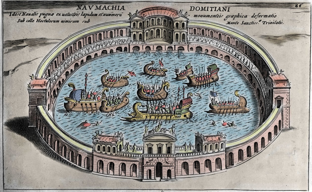 Naumachia, Roma