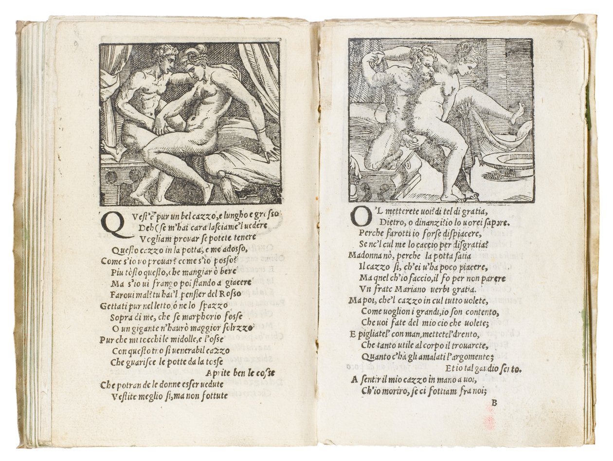 Giulio Romano tarafından resimlenen ve Marcantonio Raimondi tarafından oyulmuş Pietro Aretino