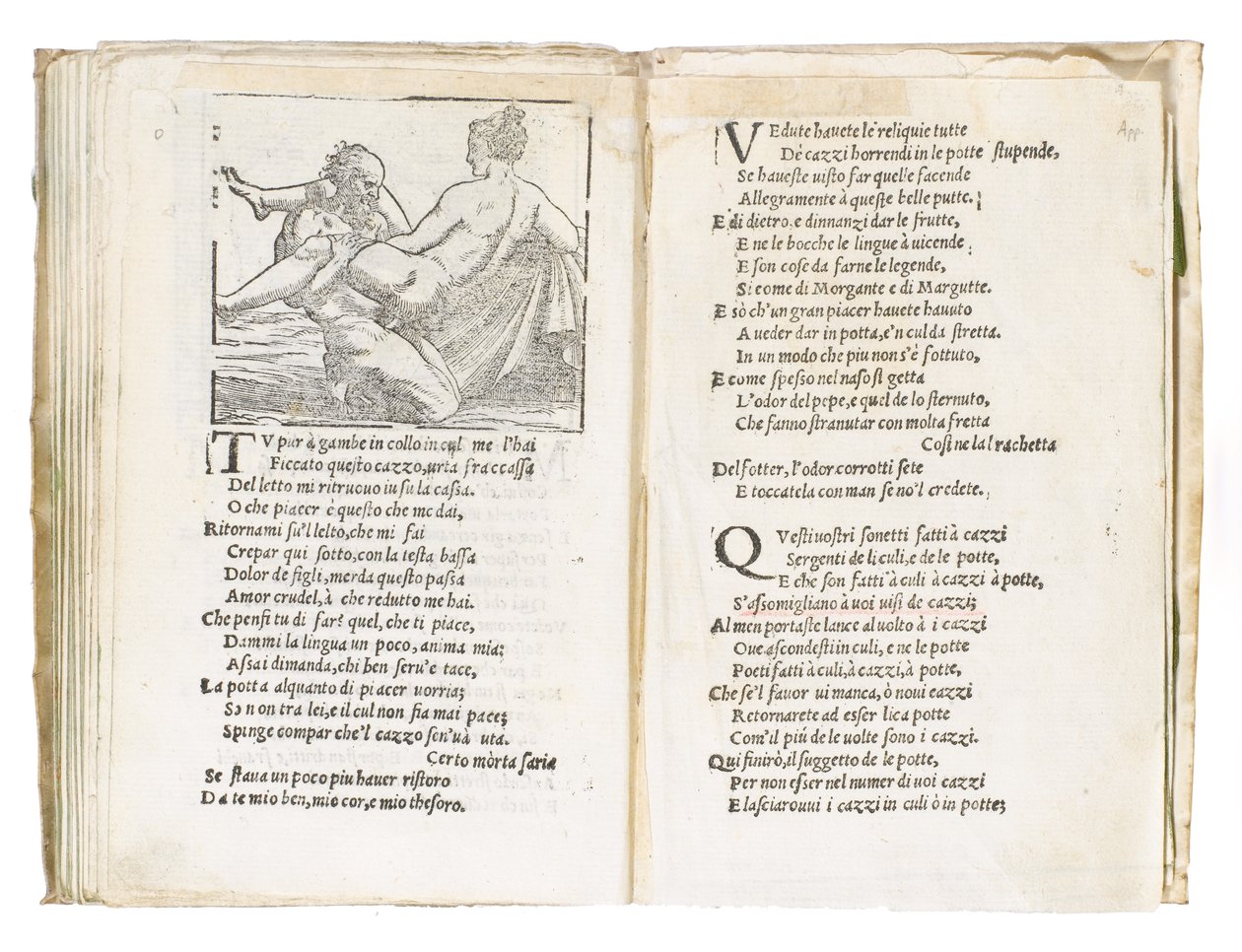 Giulio Romano tarafından resimlenen ve Marcantonio Raimondi tarafından oyulmuş Pietro Aretino