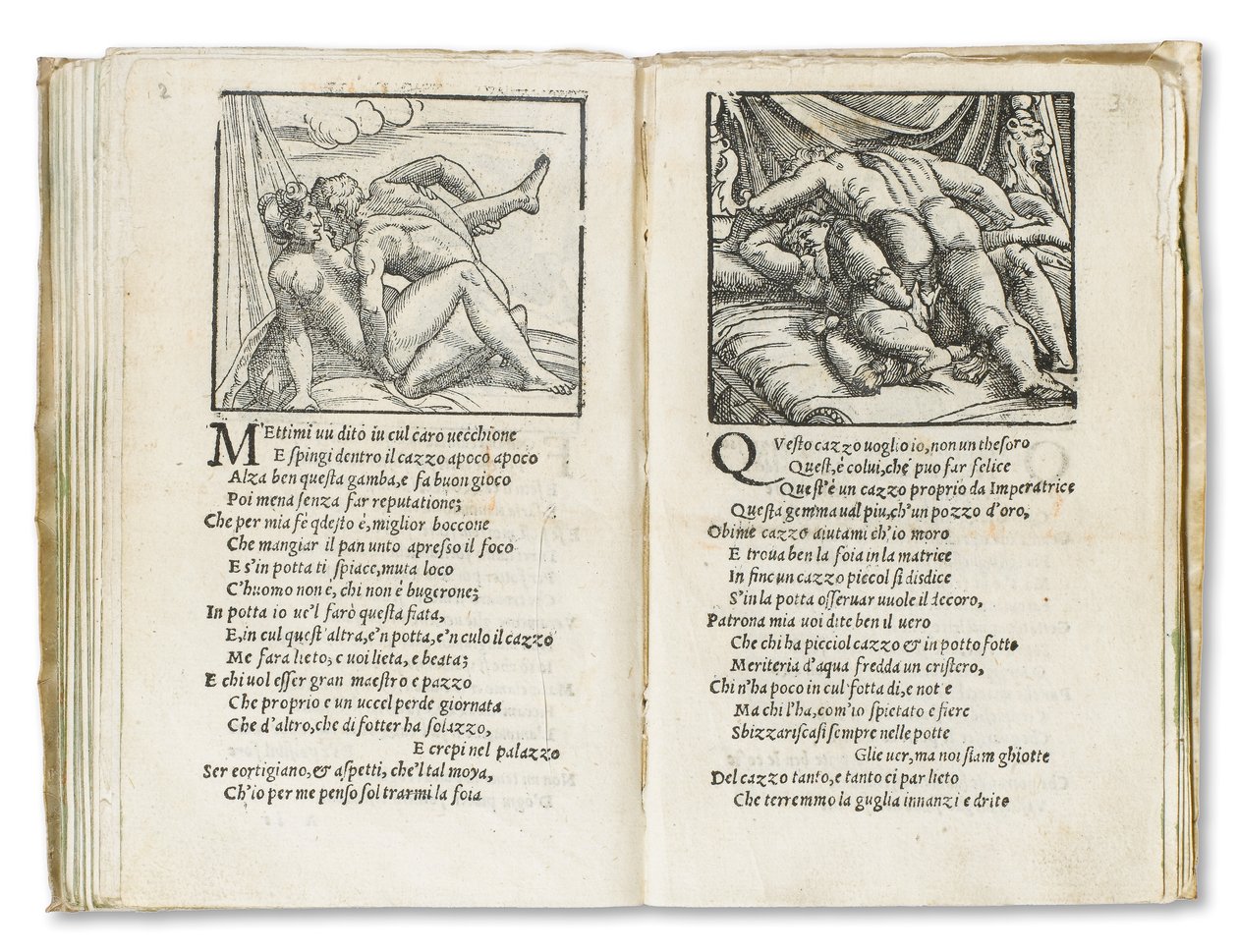 Giulio Romano tarafından resimlenen ve Marcantonio Raimondi tarafından oyulmuş Pietro Aretino