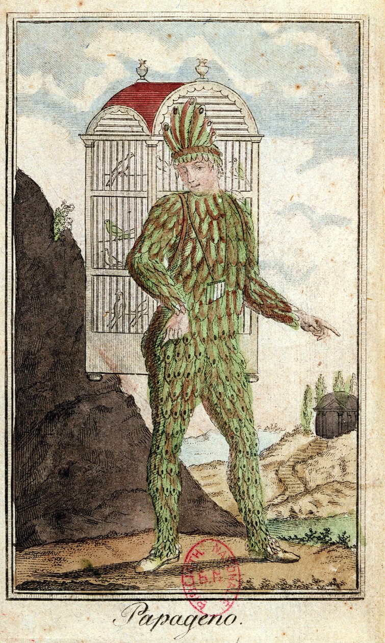 Kuş avcısı Papageno, Wolfgang Amadeus Mozart