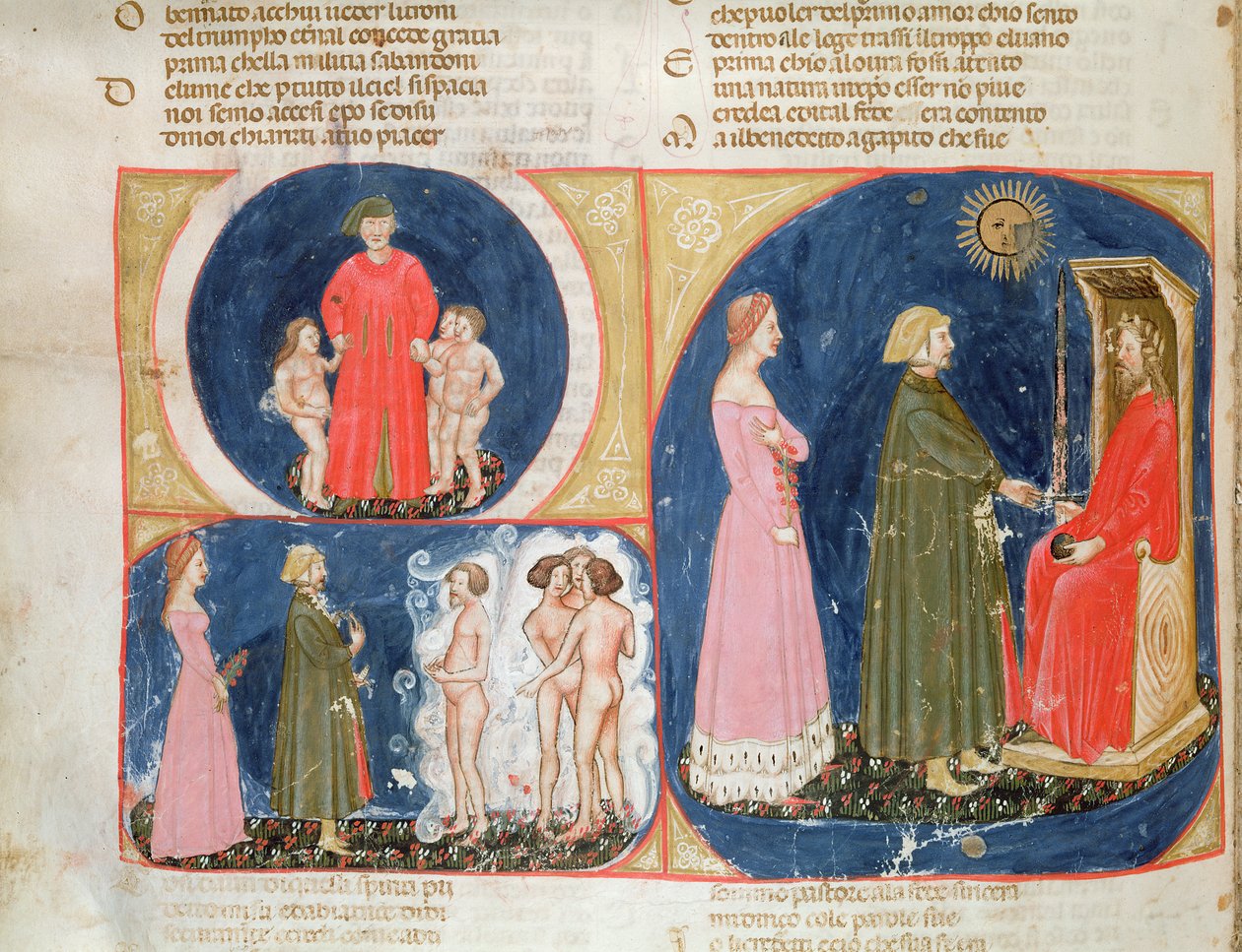Paradiso VI f.56v Dante Alighieri