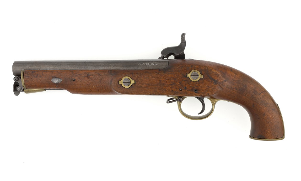 Desen 1842 .753 inç Vurmalı Tabanca by Italian School