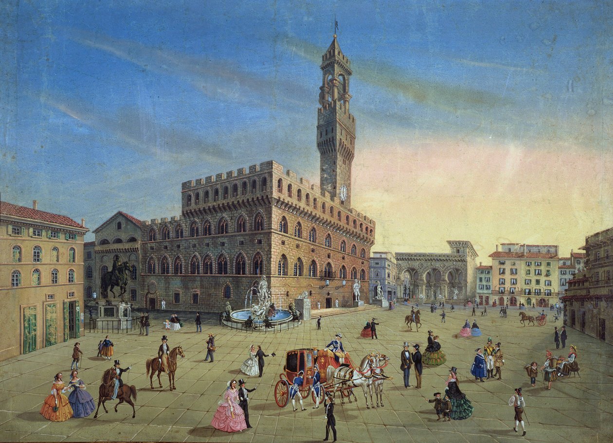 Piazza Signoria, Floransa by Italian School