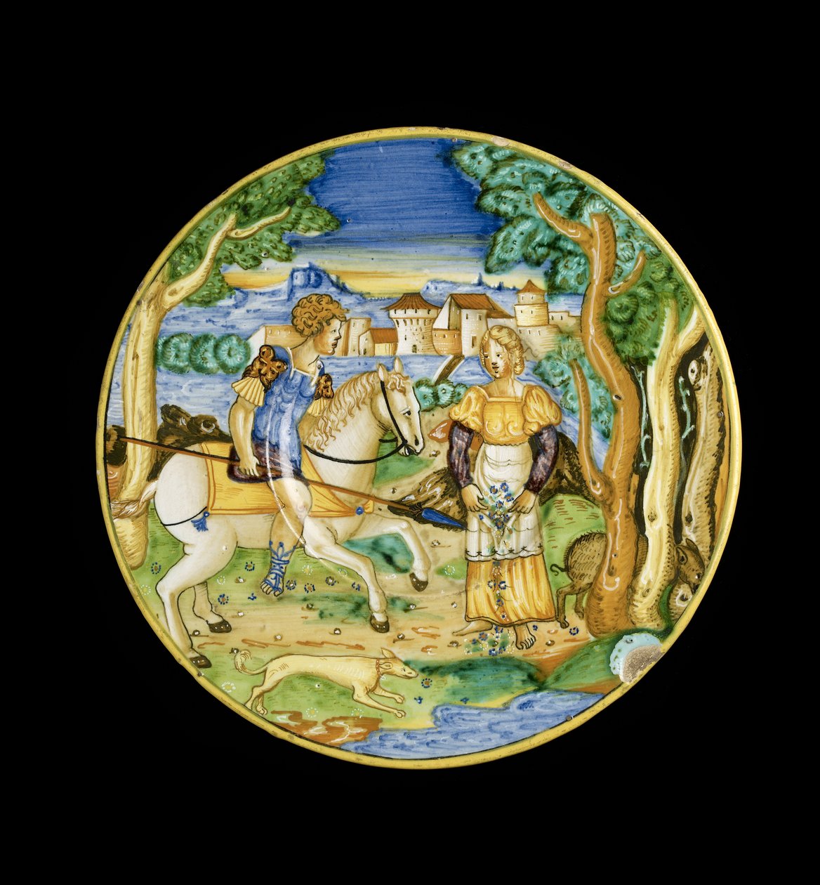 L veya Lu.Ur tarafından Picus ve Circe ile plaka. by Italian School