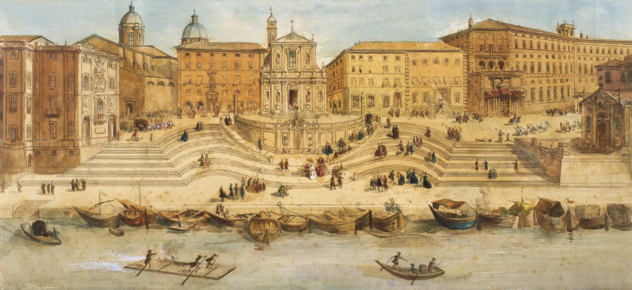 Ripetta Limanı by Italian School