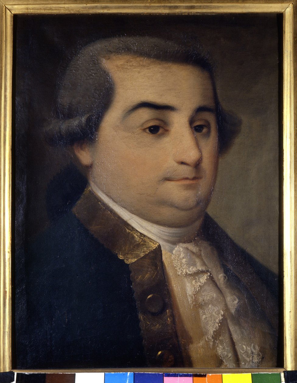 Cesare Bonesana'nın portresi, Beccaria Markisi (1738 - 1794), İtalyan hukukçu. 18. yüzyılın anonim tablosu. Milano Müzesi. Milano by Italian School
