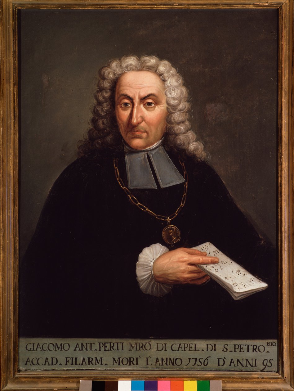 Giacomo Perti (1661-1756) İtalyan bestecinin portresi by Italian School