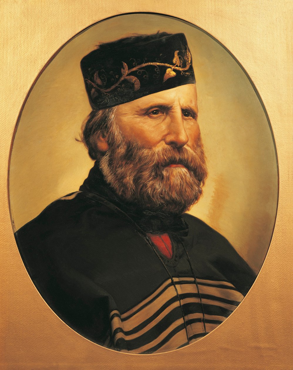 Giuseppe Garibaldi'nin Portresi, 1897 dolayları (karton üzerine yağlı boya) by Italian School