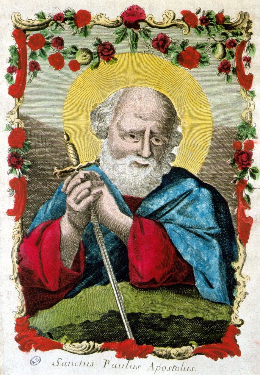 Kılıç, İtalya ile Saint Paul portresi by Italian School