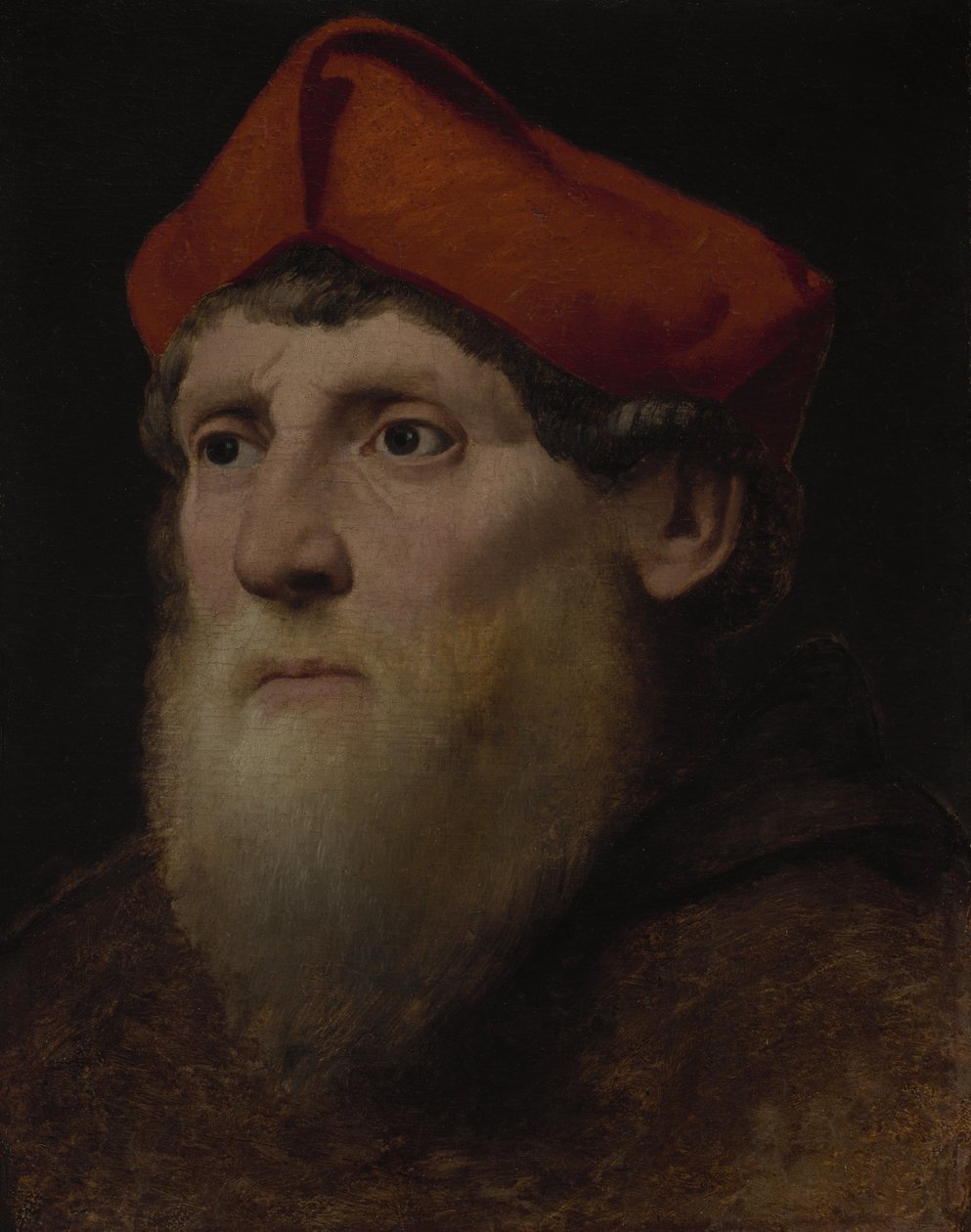 Sakallı Bir Rahip Portresi, c.1520-40 by Italian School