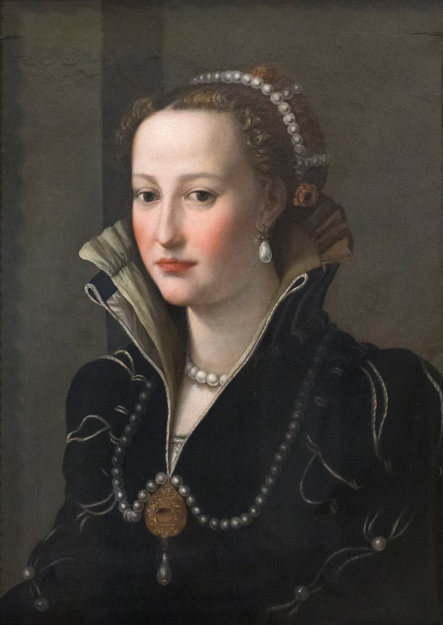 Bir bayanın portresi, muhtemelen Isabella de Medici by Italian School