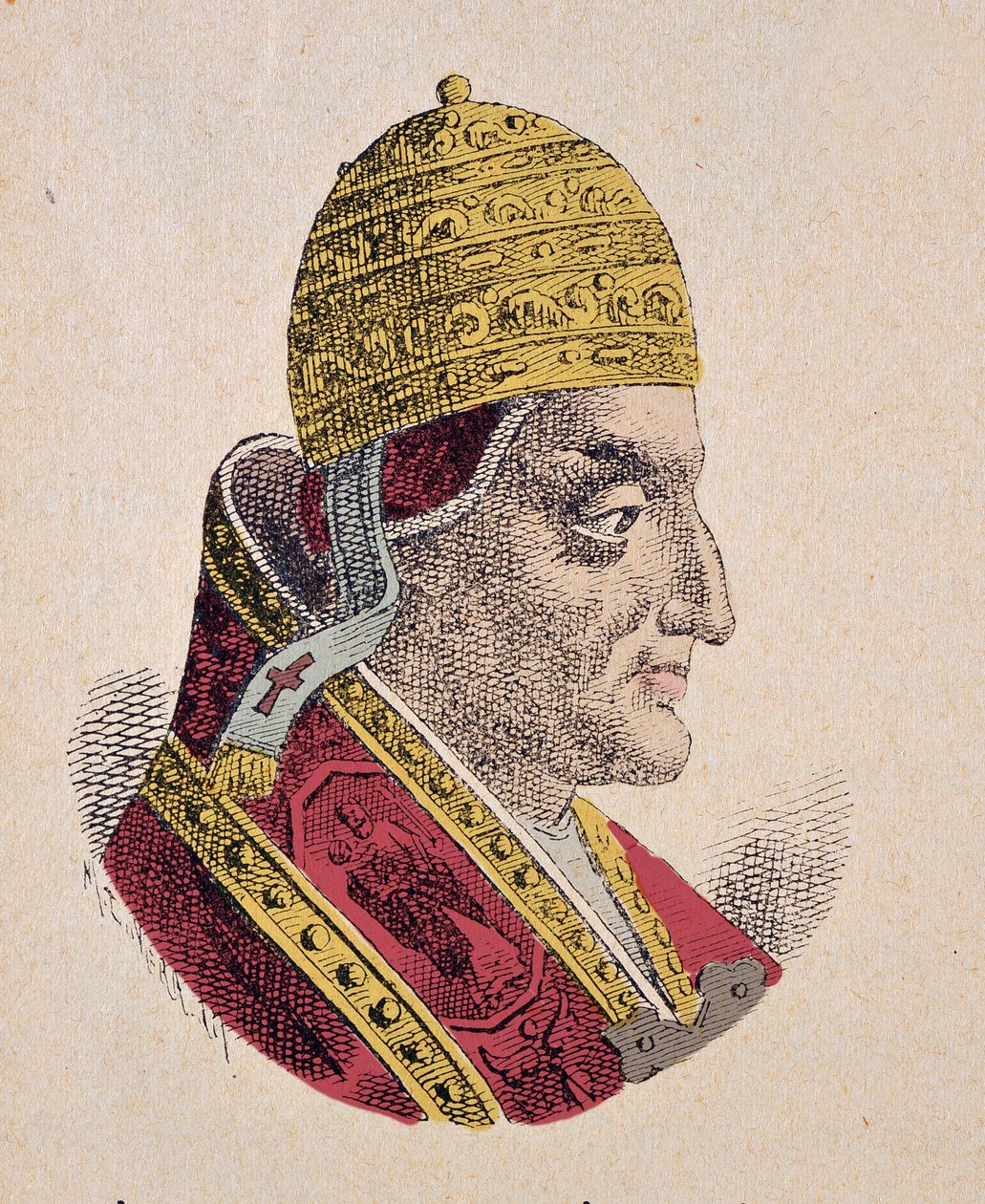 Papa IV. Masum'un Portresi (Innocenzo, Innocentius) (1243-1254) by Italian School