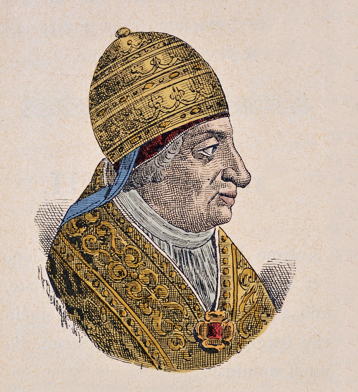 Papa Masum VII'nin Portresi by Italian School