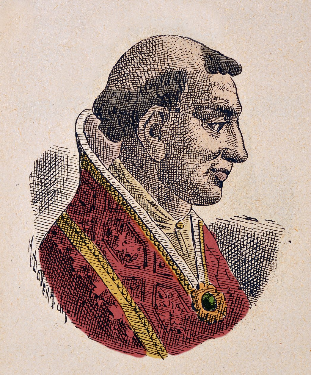 Papa VI. Leon'un Portresi (Leo veya leone) (928-929) by Italian School