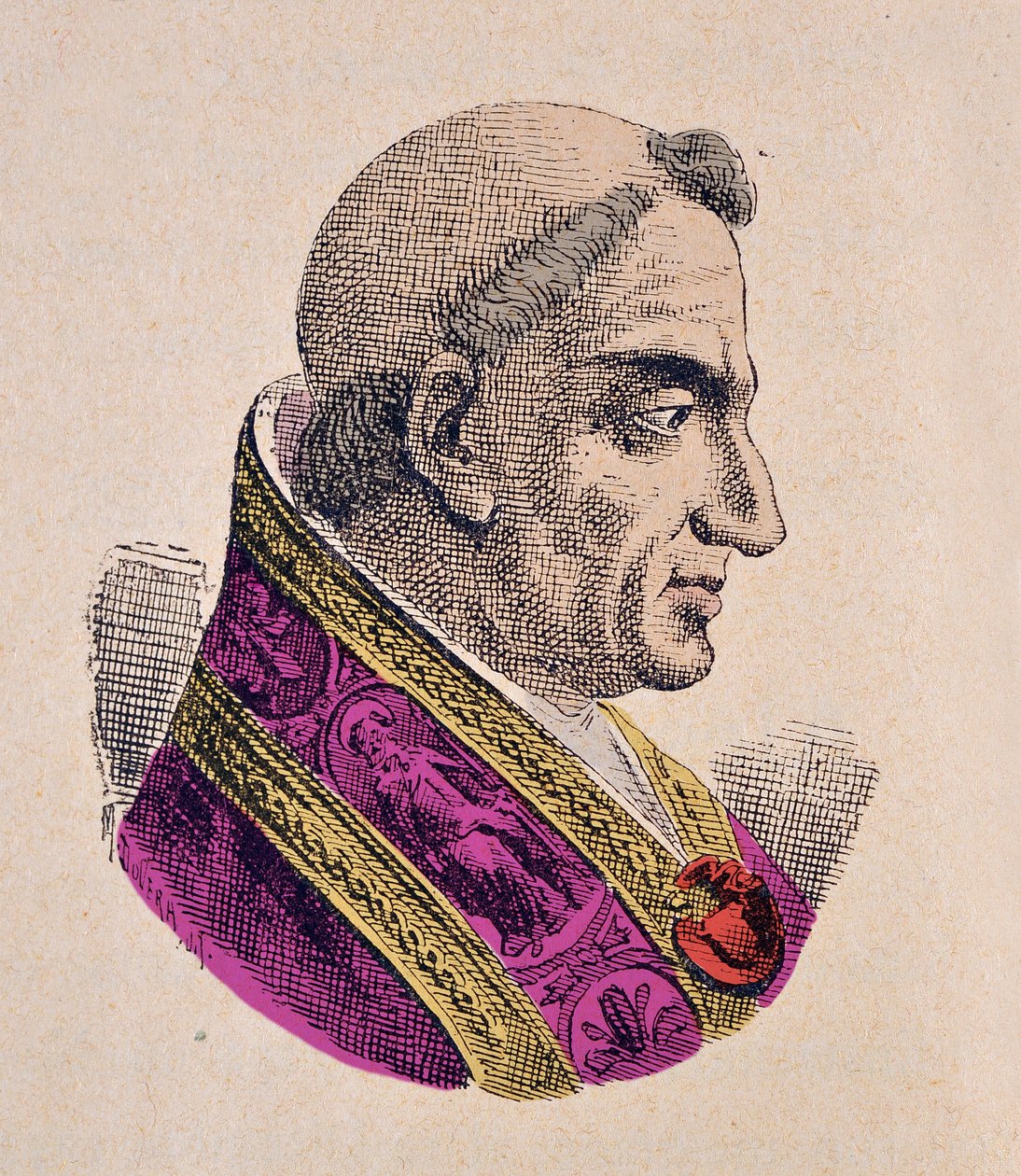 Papa Urbain IV'ün Portresi (Urban veya Urbanus veya Urbano) (1261-1264) by Italian School