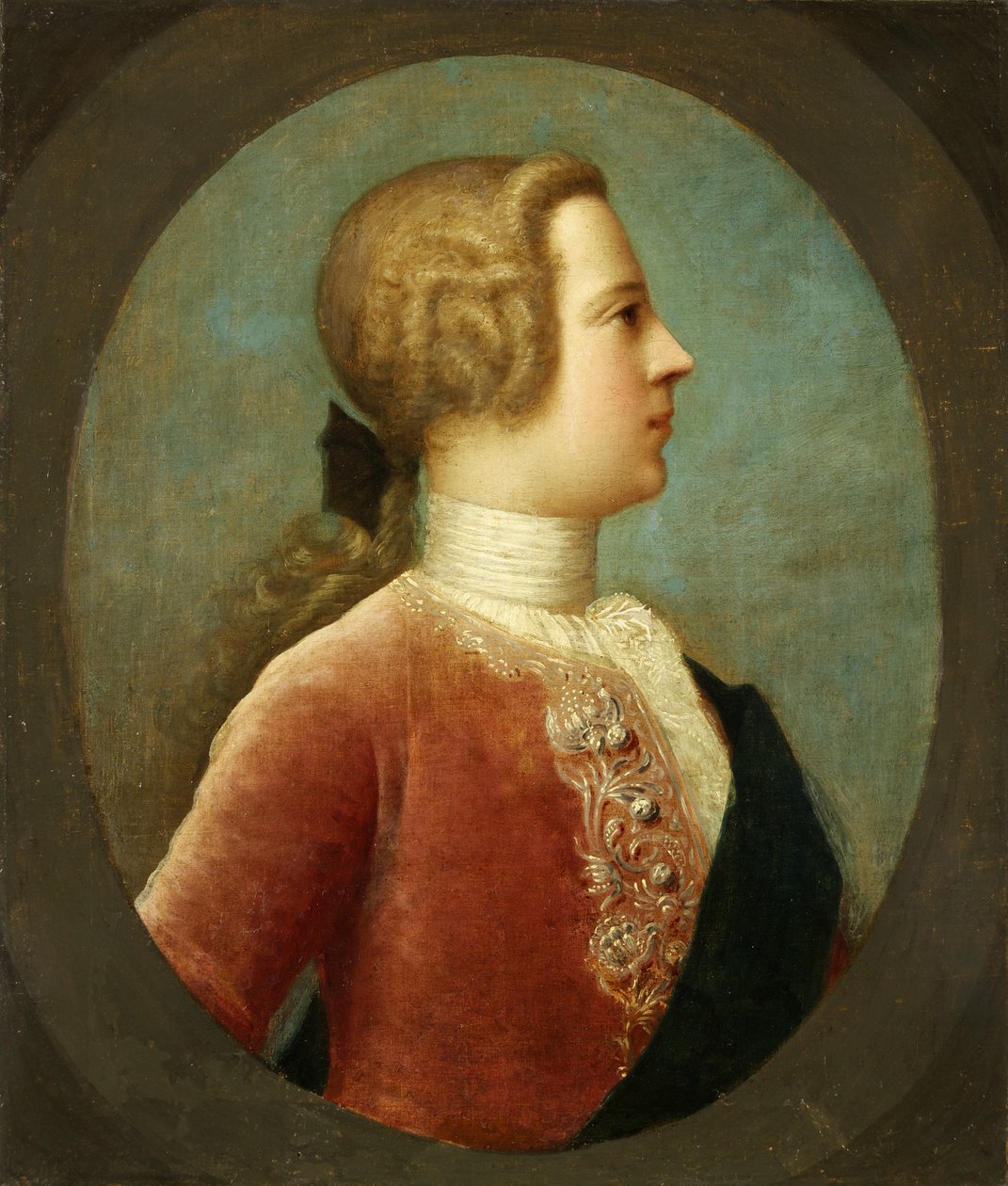 Prens Charles Edward, c.1740 (tuval üzerine yağlı boya) by Italian School