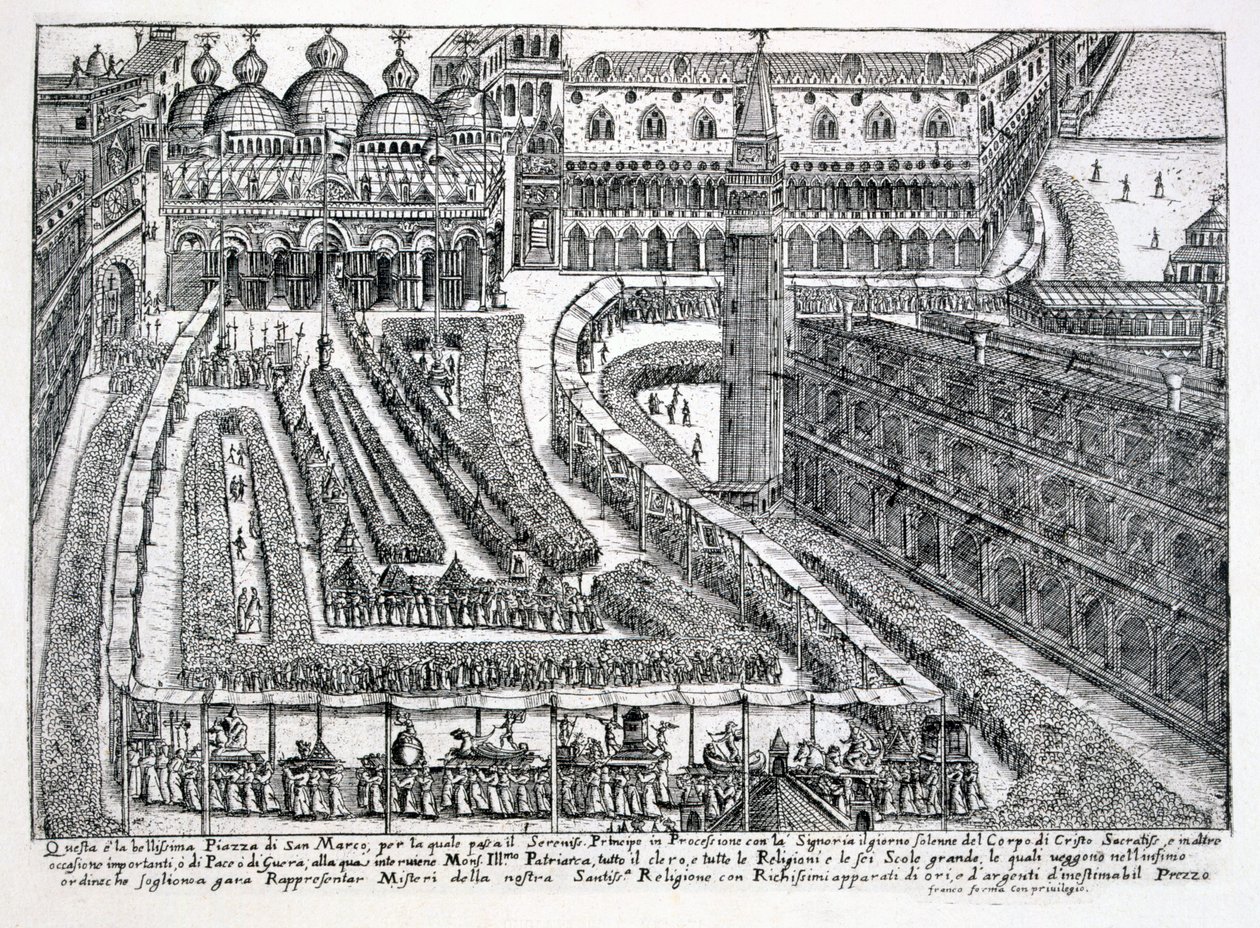 Corpus Christi için Piazza San Marco