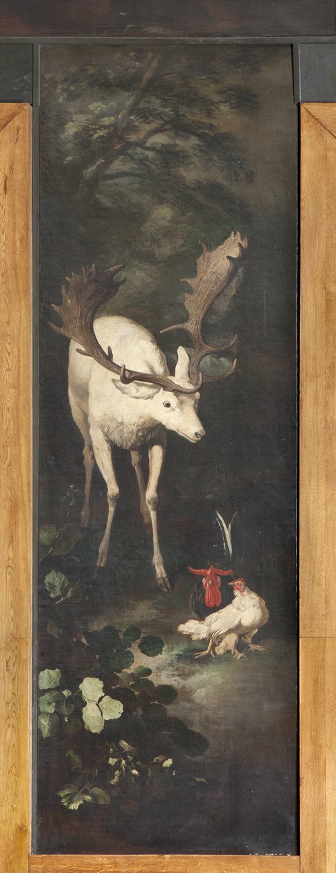 Ren geyiği ve horozlar, Orpheus Efsanesi by Italian School