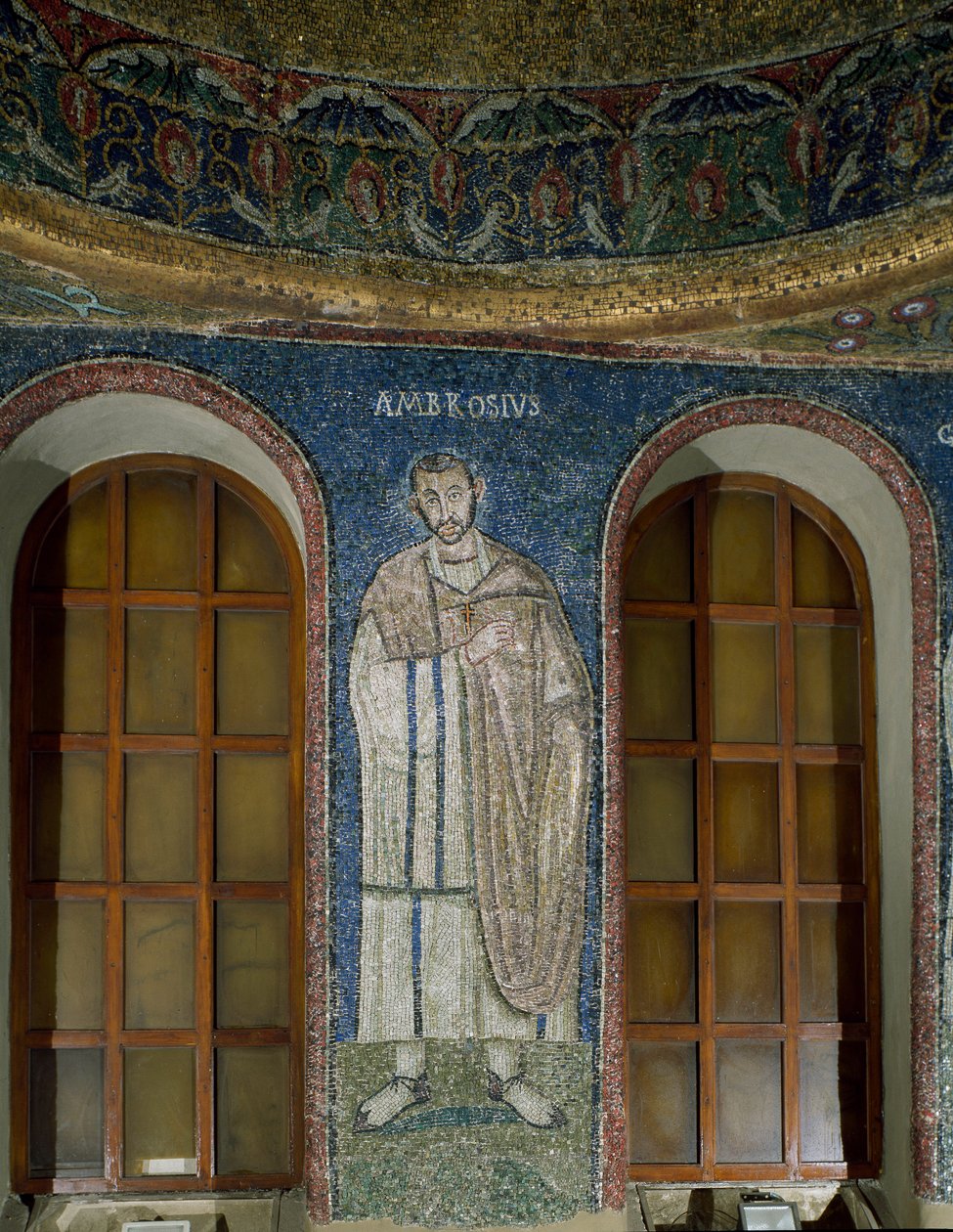 5. yüzyıla ait Milano Aziz Ambrose (Sant