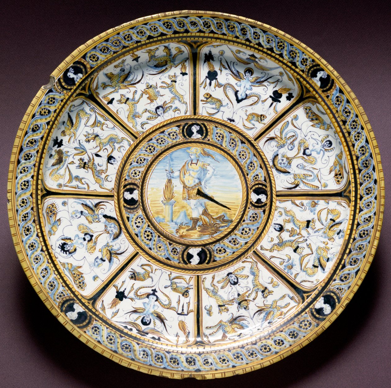 Roma kahramanlarının temsili Scaevola (Muzio Scevola) Urbino, İtalya