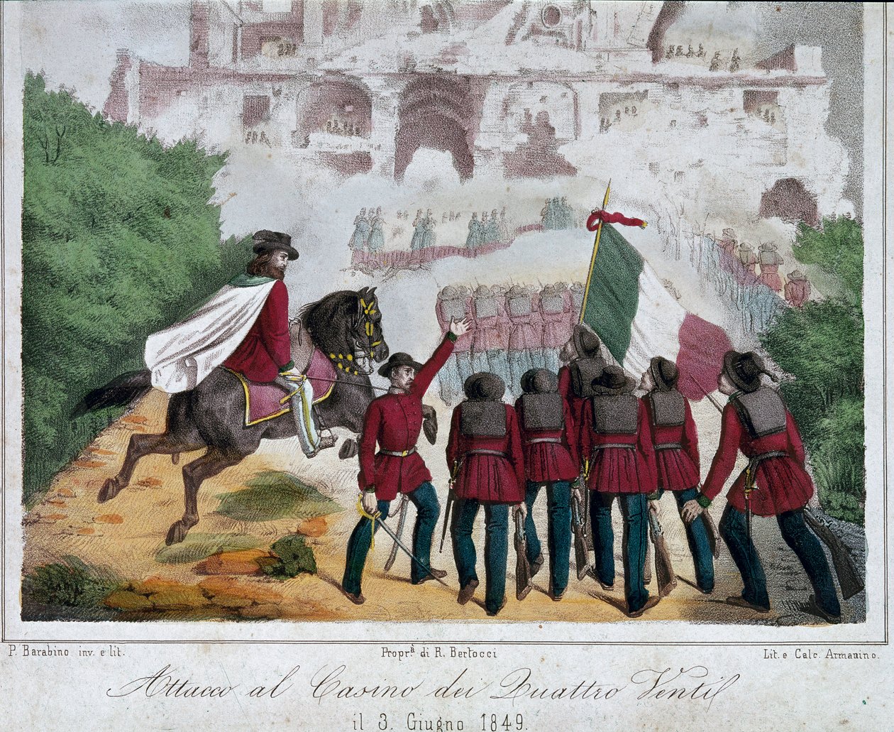 Risorgimento, Roma Cumhuriyeti (Repubblica romana): Giuseppe Garibaldi