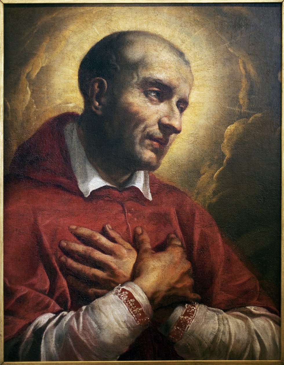 Aziz Charles Borromee (1538-1584). (San Carlo Borromeo) Napoli