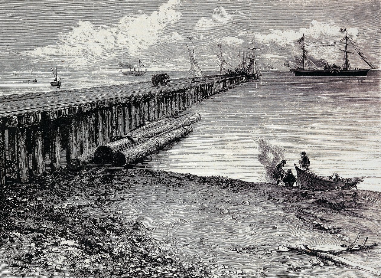 San Leon madeni, Maddalena, Gravür, Sardunya, İtalya için cevher güvertesi by Italian School