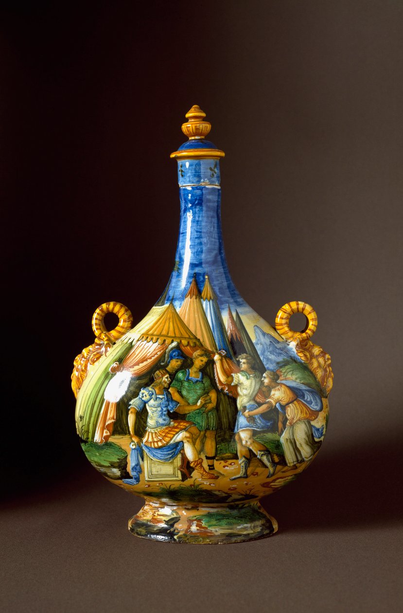 Ovide'nin Metamorfozlarından Sahneler. Urbino'da Fontana, İtalya atölyesinde üretilen seramik sürahi. 16. yüzyıl Floransa, Museo Nazionale del Bargello by Italian School