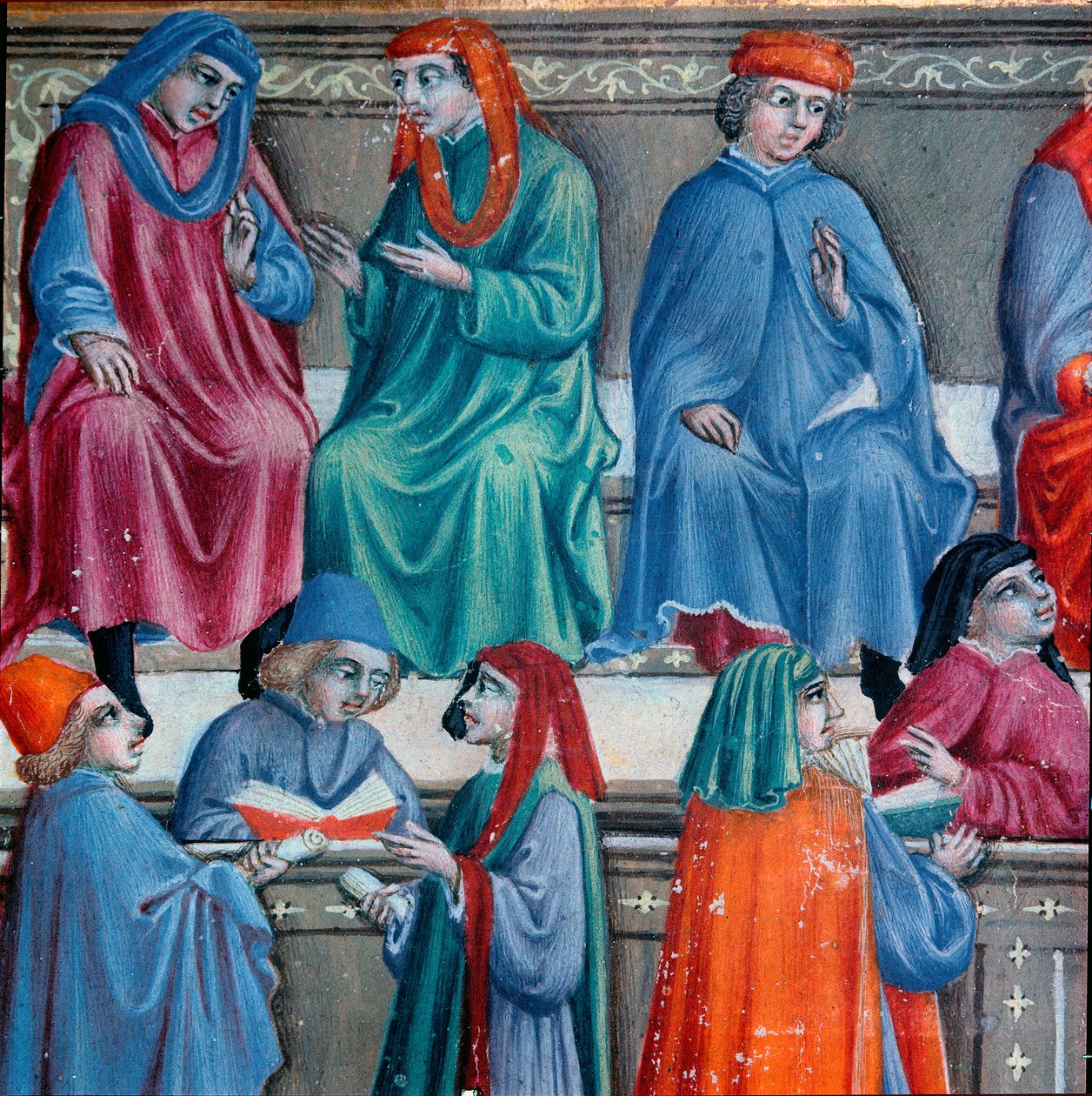 Sieneli tüccarlar. Siena