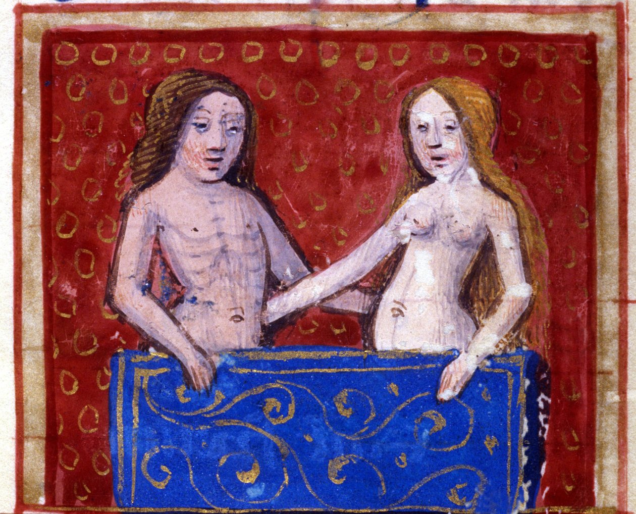 İkizler Burcu. İtalyan Burç, 15. yüzyılın ortalarında. by Italian School