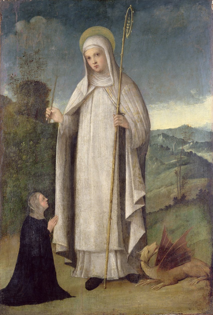 Aziz Margaret, c.1500 (panel) by Italian School