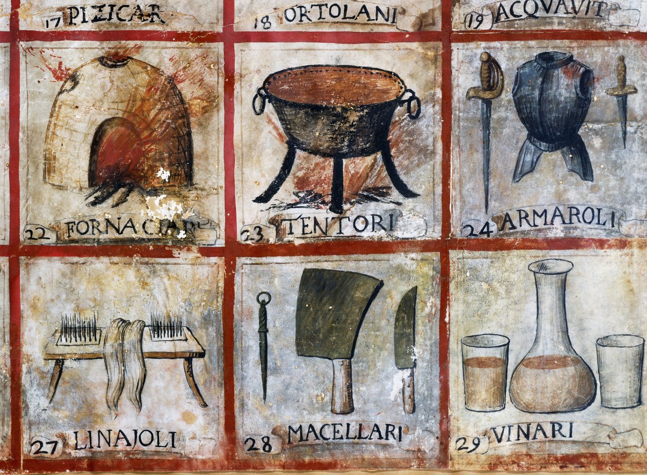 Orvieto sanatının sembolleri by Italian School