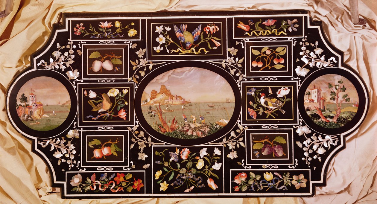 Masa Üstü (pietra dura) by Italian School