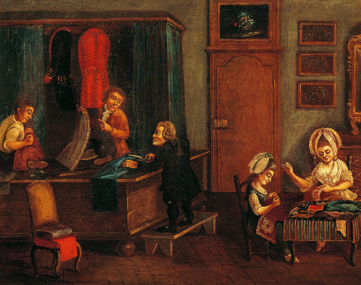 Terzi dükkanı, İtalya by Italian School