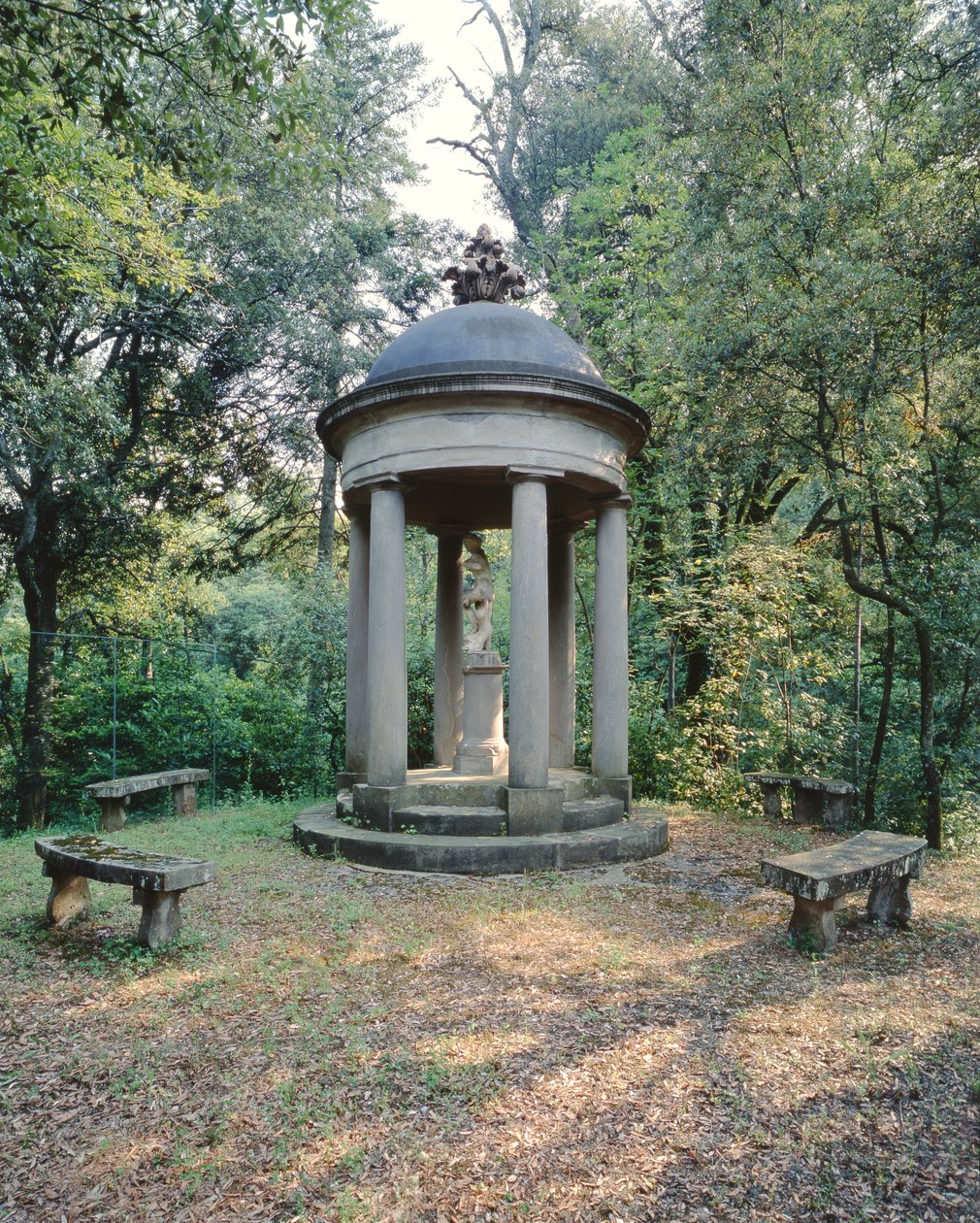 Venüs heykeli ile tapınak, Villa di Celle by Italian School