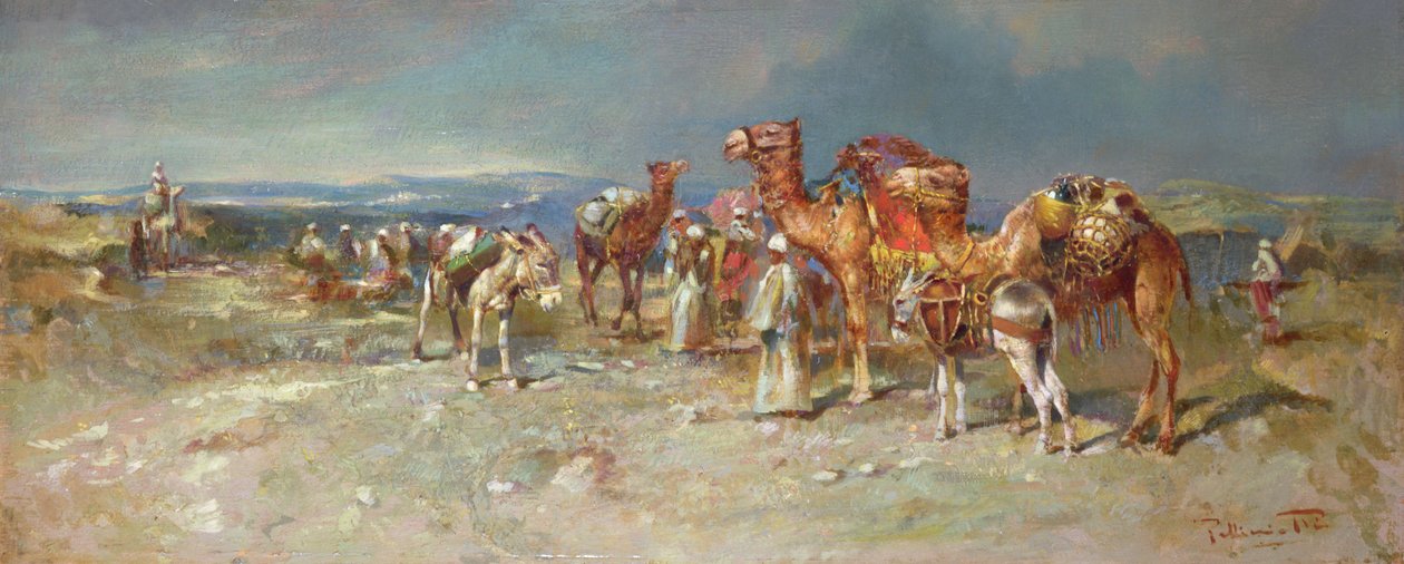Arap Karavanı by Italian School