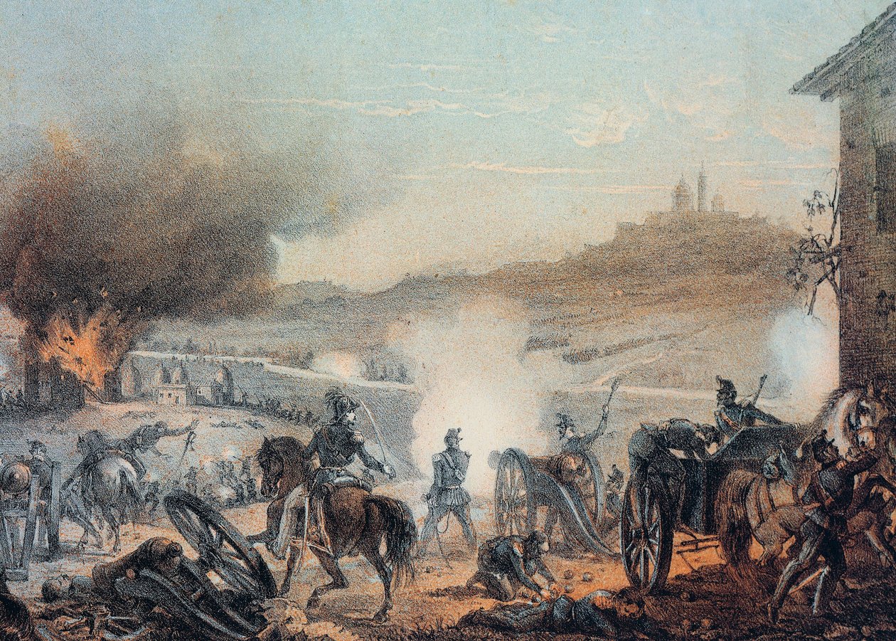 Castelfidardo Muharebesi (Bin Seferi Muharebesi) 18 Eylül 1860 - Risorgimento (İtalyan birleşmesi) (1859-1924): Castelfidardo Muharebesi 18 Eylül 1860 - Papalık birlikleri Piemonteli birlikler tarafından mağlup edildi by Italian School