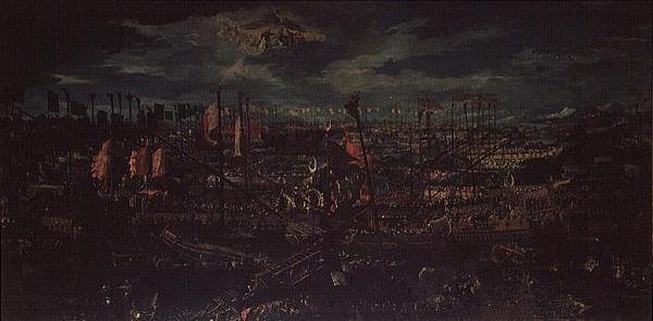İnebahtı Savaşı, 7 Ekim 1571 by Italian School