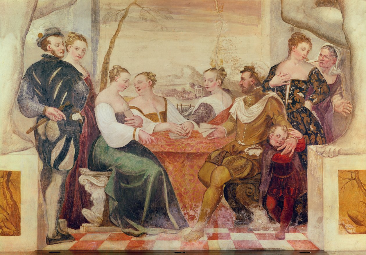Kart Oyunu, 1570 by Italian School