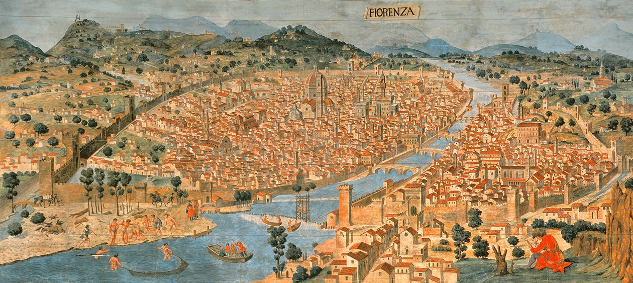 Floransa panoramasını gösteren 