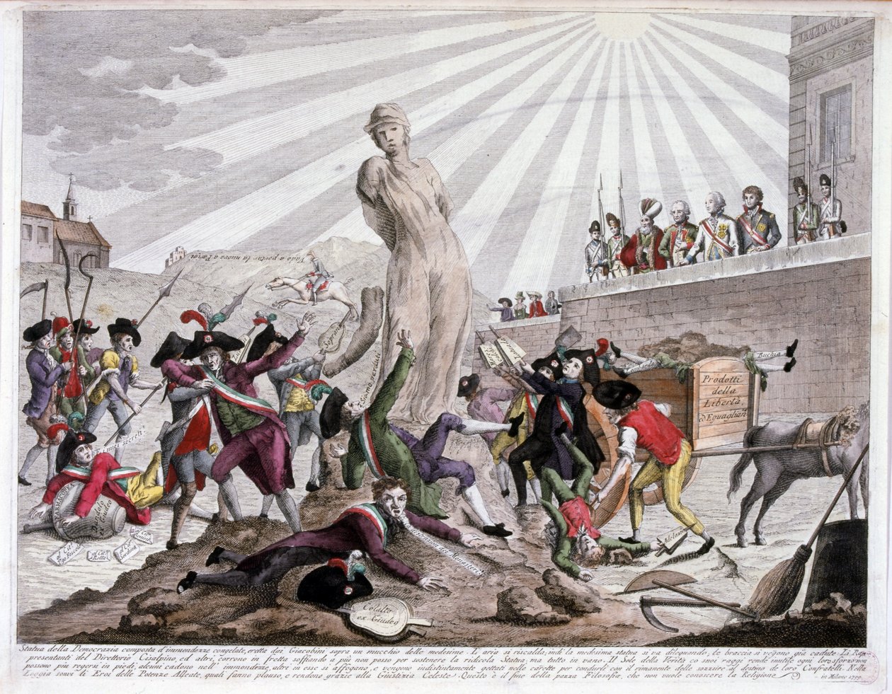 1789-94 Fransız Devrimi Sırasında Dizin by Italian School