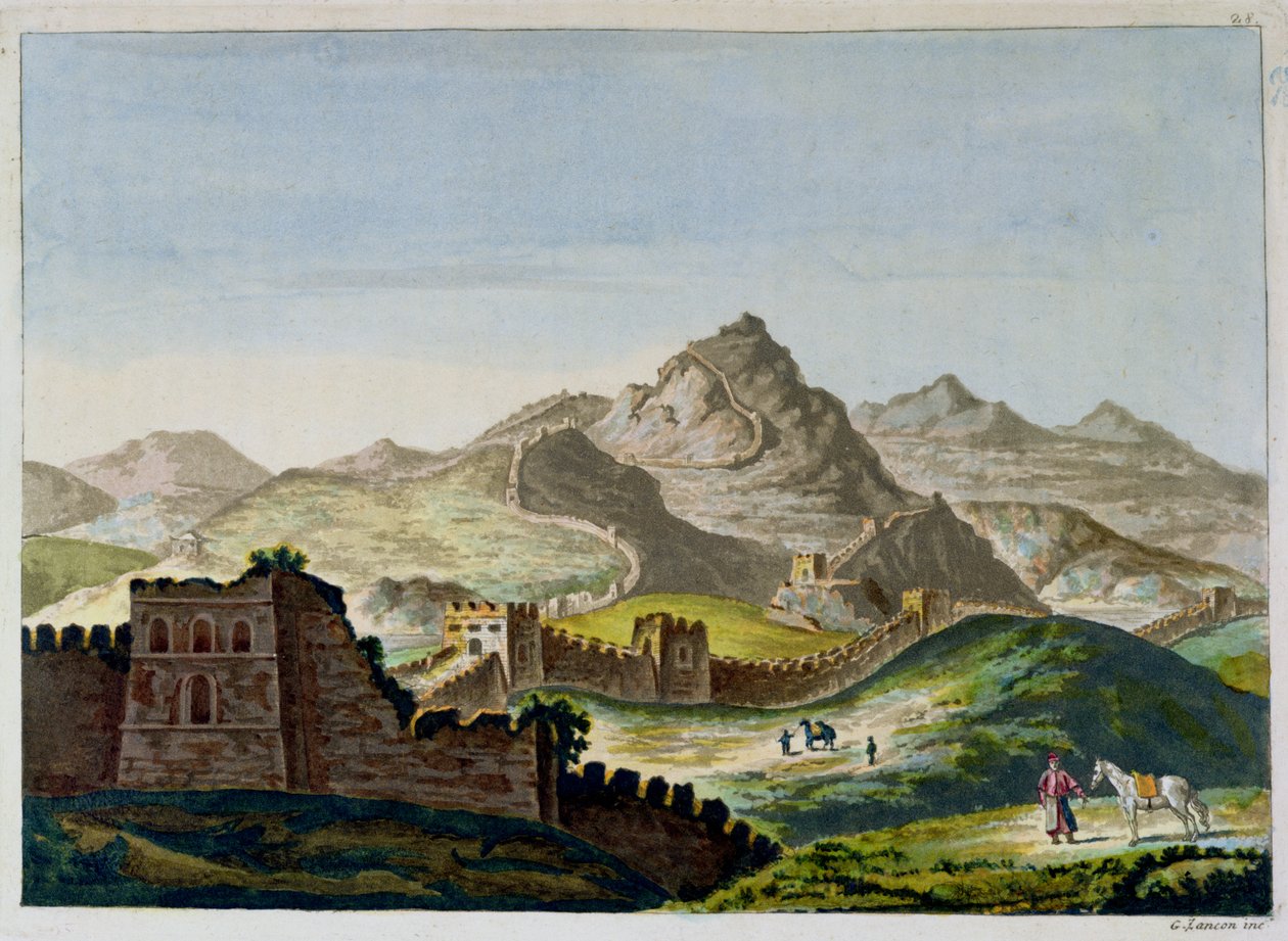 Çin Seddi, Jules Ferrario tarafından Le Costume Ancien et Moderne