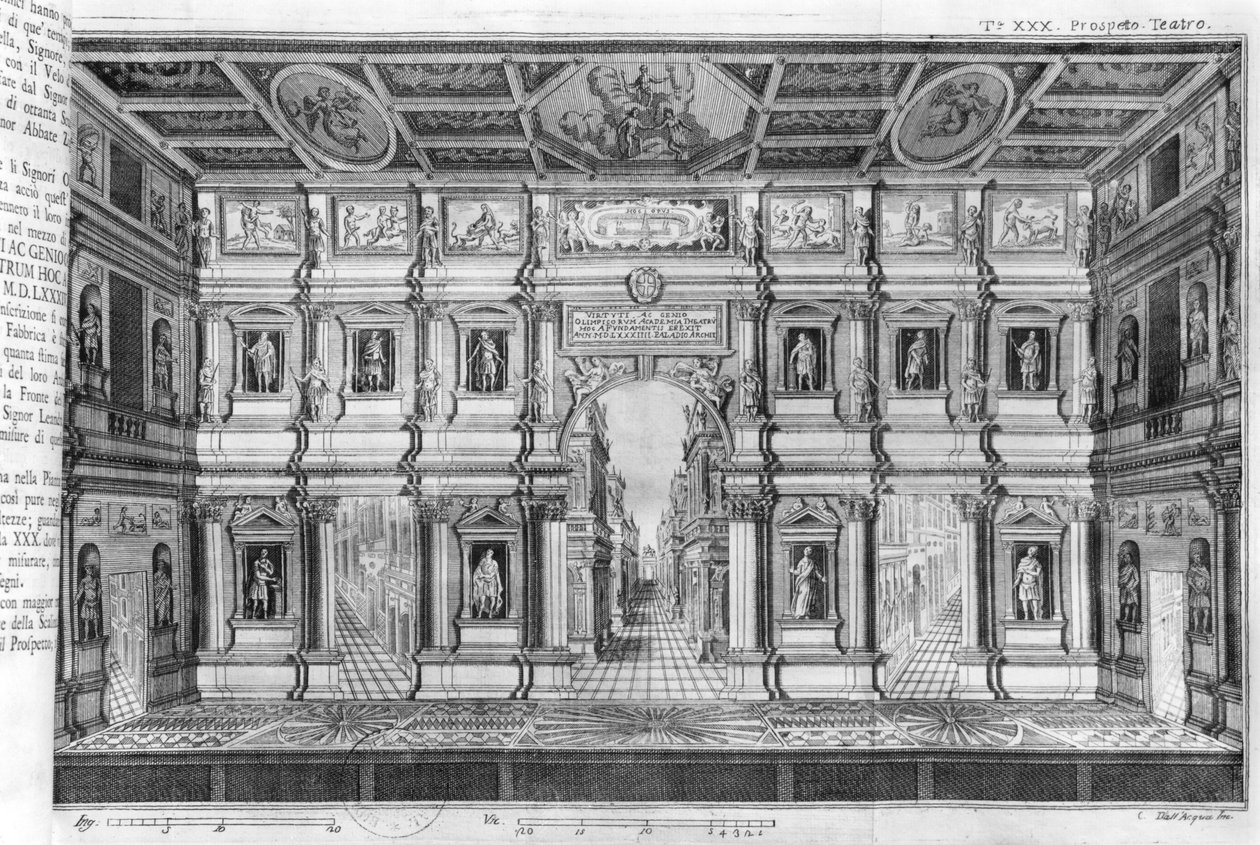 Andrea Palladio tarafından tasarlanan Vicenza
