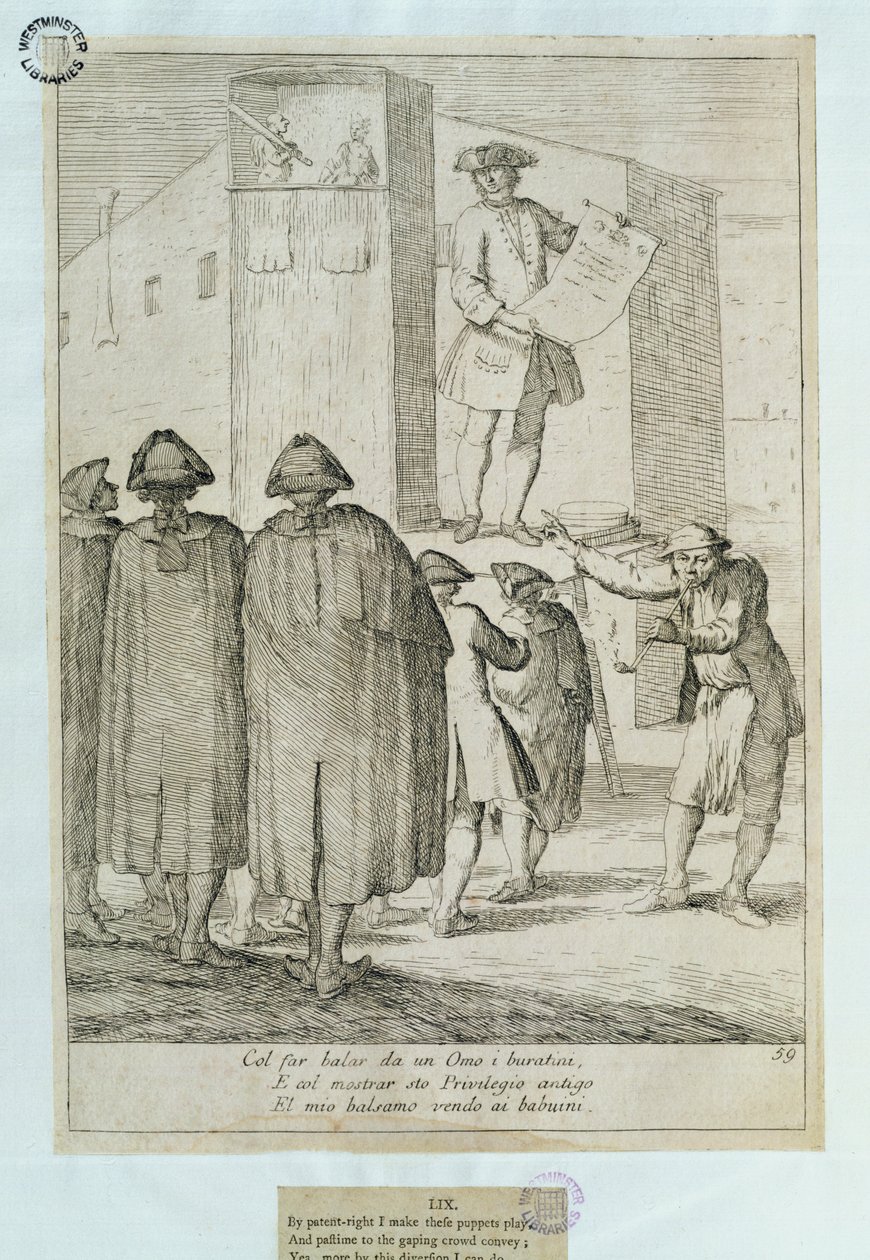 Kuklacı, 1748 by Italian School