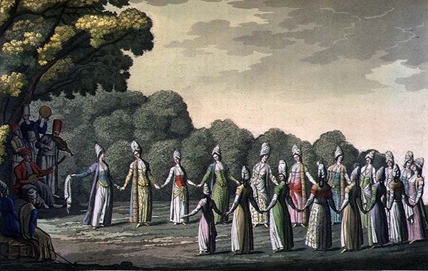 Romeca, V. Raineri (aquatint) tarafından oyulmuş 