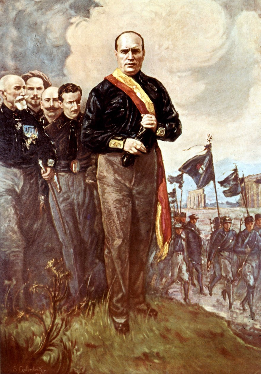 Roma yürüyüşü: Benito Mussolini 28/10/1922