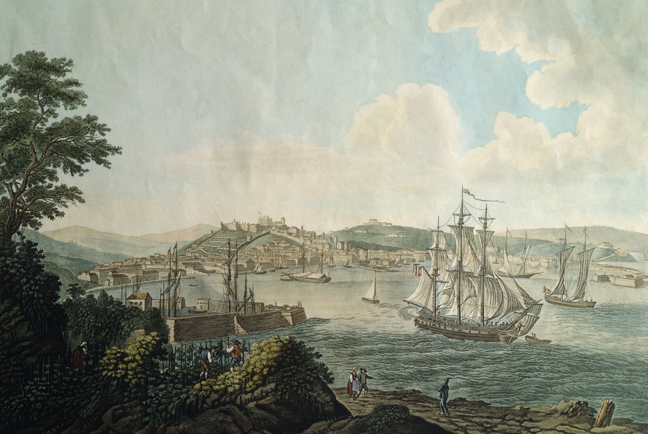 Trieste şehri ve serbest limanı, İtalya by Italian School