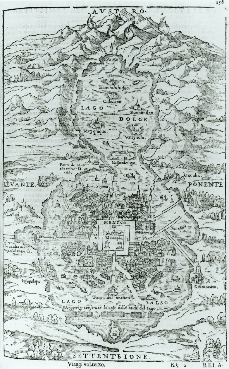 Aztek şehri Tenochtitlan
